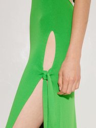 Knits By Junjo Dress In Gummy Green