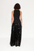 Memphis Crepe Sequin Dress in Black