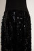 Memphis Crepe Sequin Dress in Black