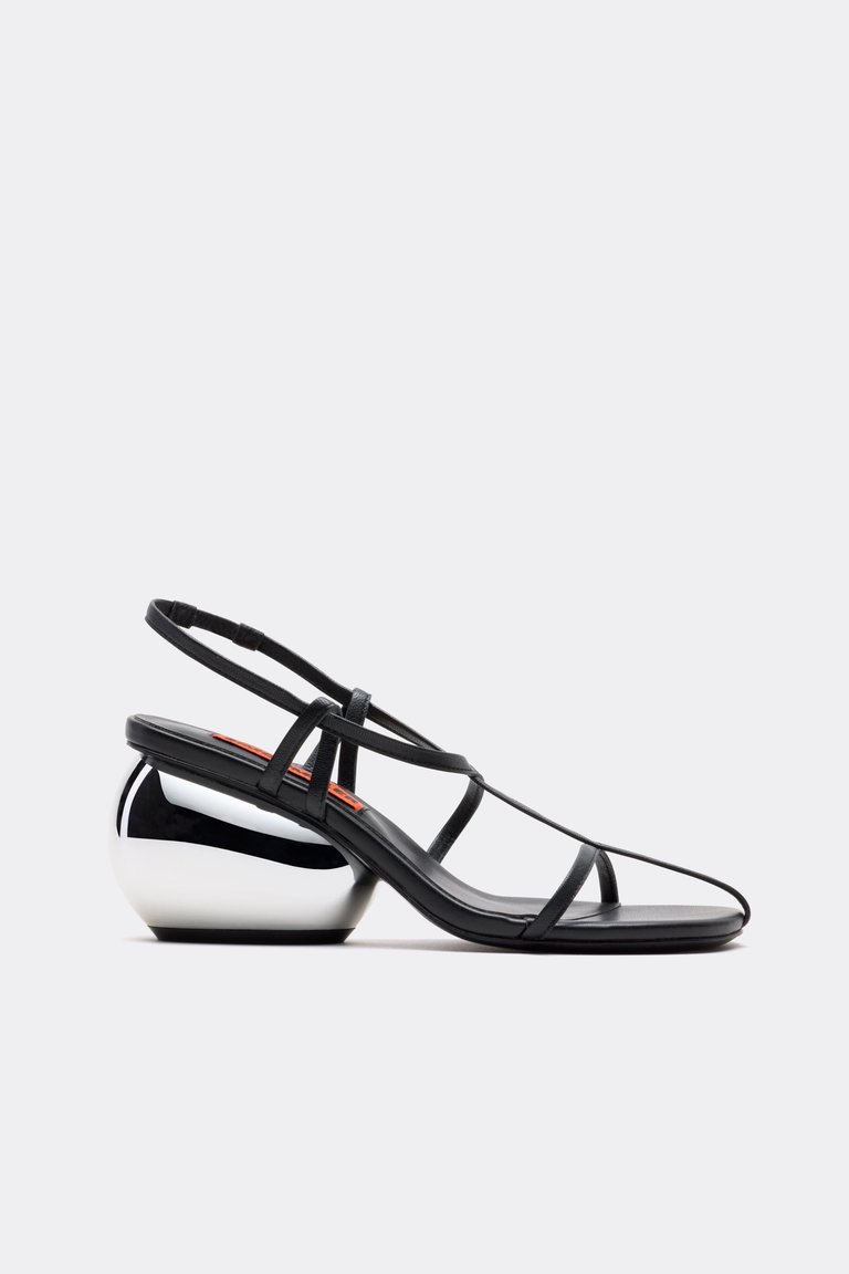 Moderno Sandal In Black - Black