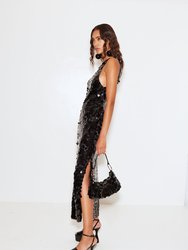 Sequin Lou Dress in Black