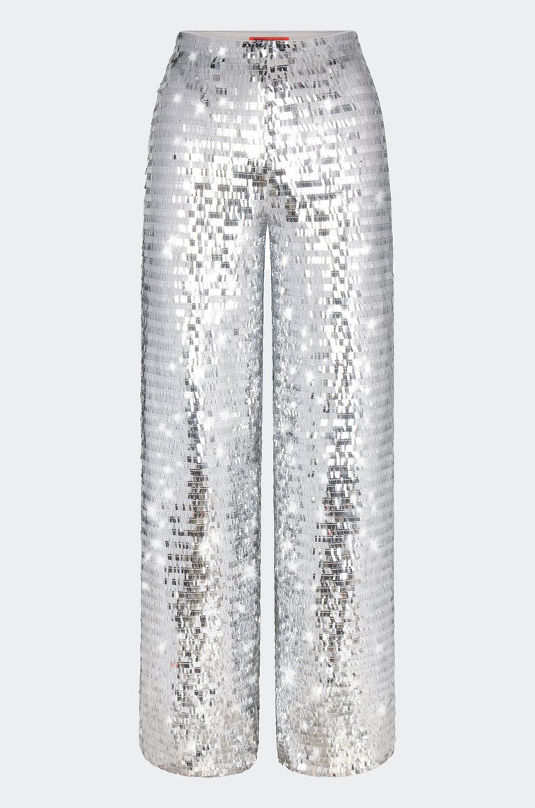 Sequin Pia Pant - Satellite Silver