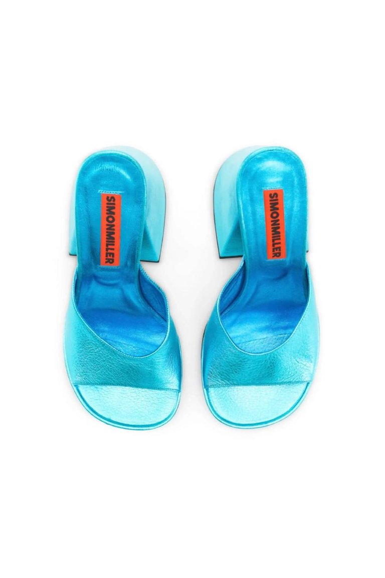 Slice Heel Sandal In Suburban Blue