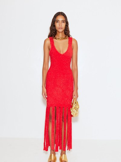 Simon Miller Tira Dress In Red Orange product