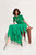 Za Za Knit Fringe Dress in Jade