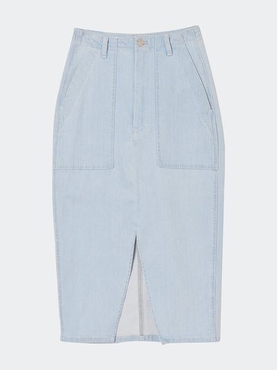 Simple Retro Joe High-Waisted Blue Denim Skirt product