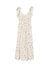 Rosalina Floral White Slip Dress - Marshmallow