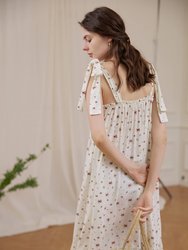 Rosalina Floral White Slip Dress