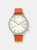 Simplify The 6700 Series Strap Watch - Orange/Silver