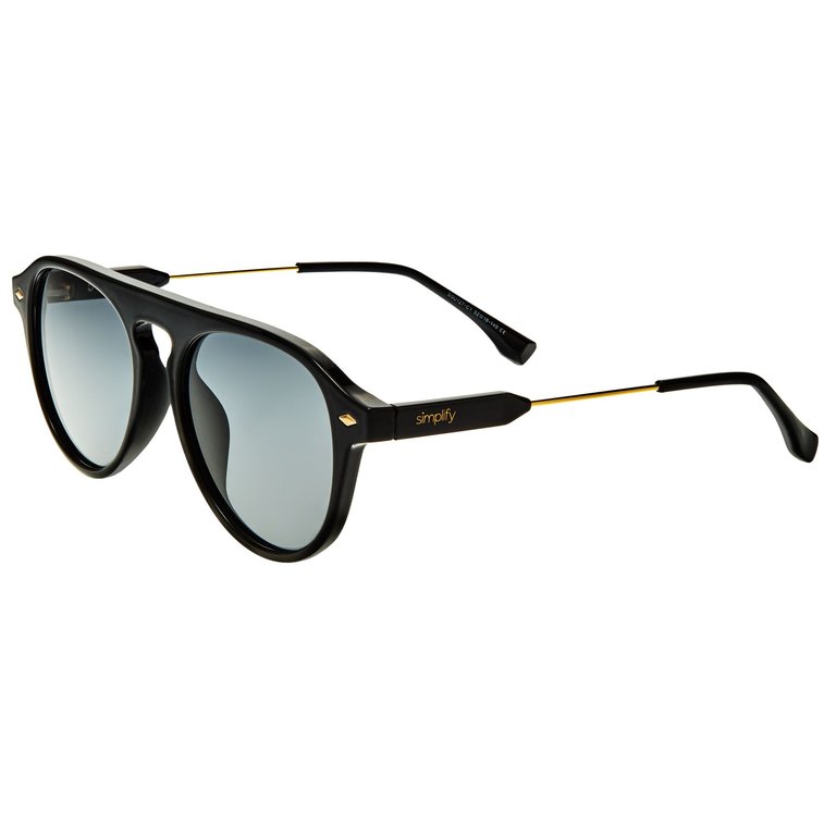 Carter Polarized Sunglasses - Black/Blue