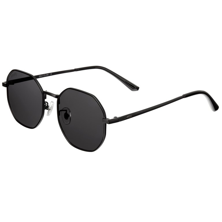 Ezra Polarized Sunglasses - Black/Red