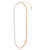 Allure Stone Chunky Chain Necklace In 18K Gold Plated Stainless Steel