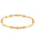 Bamboo Link Hinge Bangle In 18K Gold Plated Stainless Steel - Gold