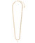 Chic Fusion Pearl Necklace In 18K Gold Plated Stainless Steel