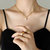 Chic Fusion Pearl Necklace In 18K Gold Plated Stainless Steel