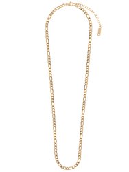 Classic Figaro Necklace In 18K Gold Plated Stainless Steel