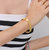 Cuff Bangle Bracelet In 18K Gold Plated Stainless Steel