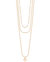 Exquisite Layered Peal Necklace In 18K Gold Plated Stainless Steel - Gold