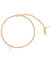 Fine Chain Bead Bracelet In 18K Gold Plated Stainless Steel - Gold