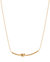 Love Knot Pendant Necklace In 18K Gold Plated Stainless Steel - Gold