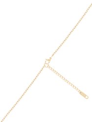 Love Knot Pendant Necklace In 18K Gold Plated Stainless Steel