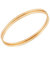 Minimalist Set Of 2 Stacking Bangles In 18K Gold Plated Stainless Steel