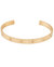 North Star Cuff Bangle In 18K Gold Plated Stainless Steel