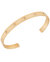 North Star Cuff Bangle In 18K Gold Plated Stainless Steel - Gold
