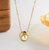 Pearl Serenity 18" Pendant Necklace In 18K Gold Plated Stainless Steel