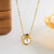 Pearl Serenity 18" Pendant Necklace In 18K Gold Plated Stainless Steel