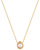 Pearl Serenity 18" Pendant Necklace In 18K Gold Plated Stainless Steel - Gold