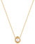 Pearl Serenity 18" Pendant Necklace In 18K Gold Plated Stainless Steel - Gold