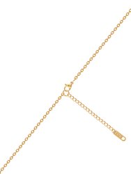 Pearl Serenity 18" Pendant Necklace In 18K Gold Plated Stainless Steel