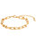 Statement Chain Bracelet In 18K Gold Plated Stainless Steel - Gold