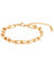 Statement Chain Bracelet In 18K Gold Plated Stainless Steel - Gold