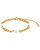 Triple Pearl Chunky Chain Bracelet In 18K Gold Plated Stainless Steel - Gold