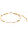 Triple Pearl Fine Chain Bracelet In 18K Gold Plated Stainless Steel - Gold