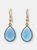 Advika Chalcedony Earrings - Blue Chalcedony