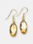 Alia Citrine Earrings - Brass Avenue