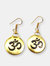 Aum Earrings - Gold