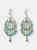 Boho Gemstone Chandeliers - Aqua Chalcedony