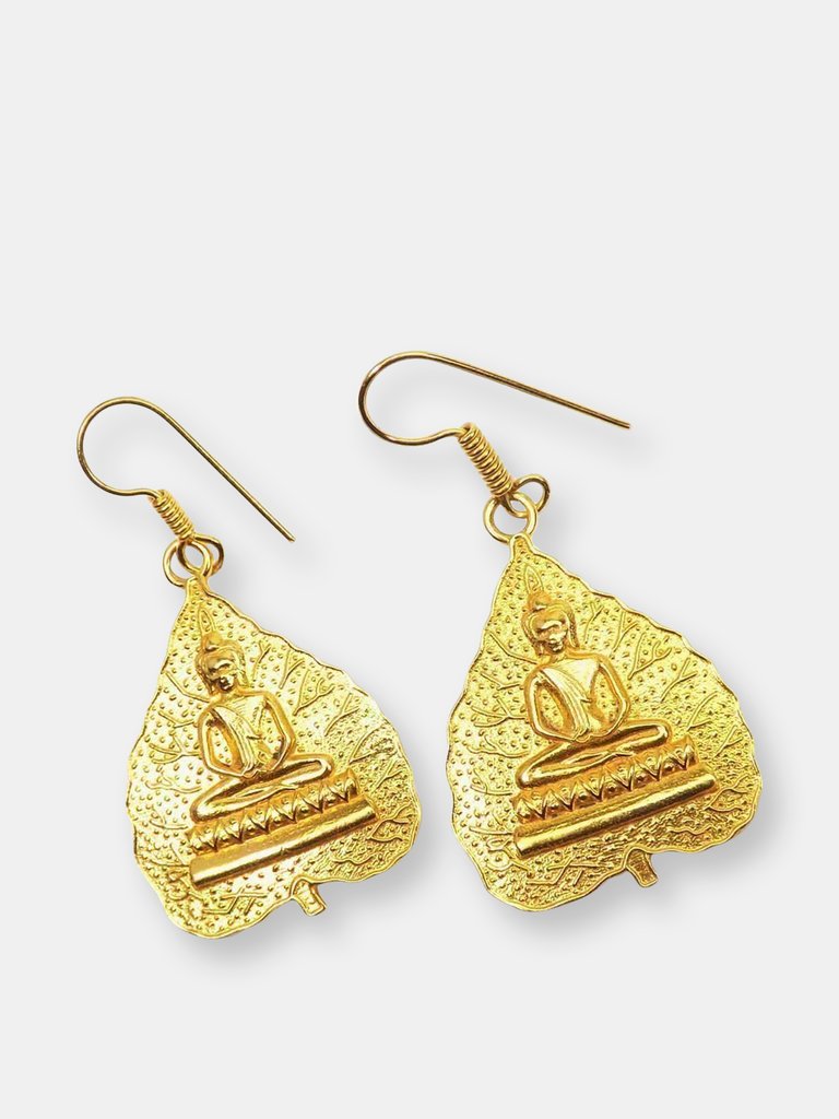 Buddha Earrings - Gold