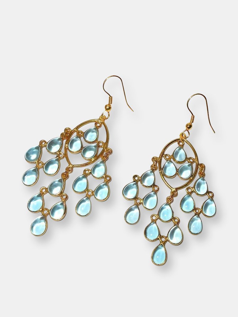 Idris Earrings - Blue