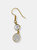 Ijaya Faceted Moonstone & Quartz Earrings