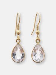 Isabel Gemstone Earrings - Crystal Quartz