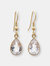 Isabel Gemstone Earrings - Crystal Quartz