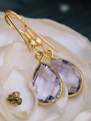 Kyiv Faceted Amethyst Earrings