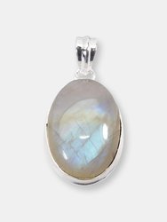 Omya Moonstone Necklace - White