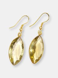 Surya Lemon Quartz Earrings