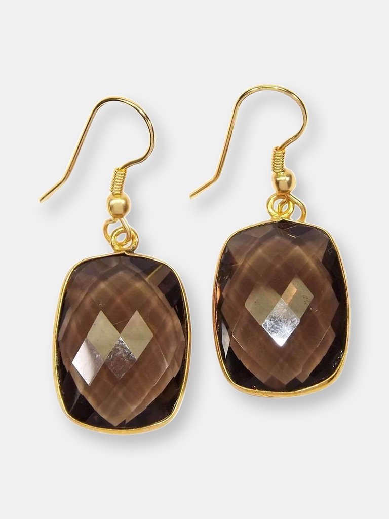 Vamika Smoky Quartz Earrings